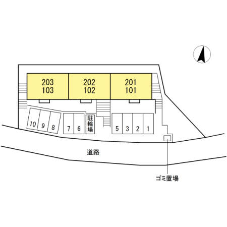 【知多市南巽が丘のアパートのその他共有部分】