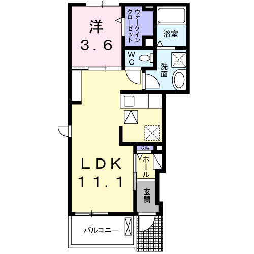 ビオーラ喜沢IIの間取り