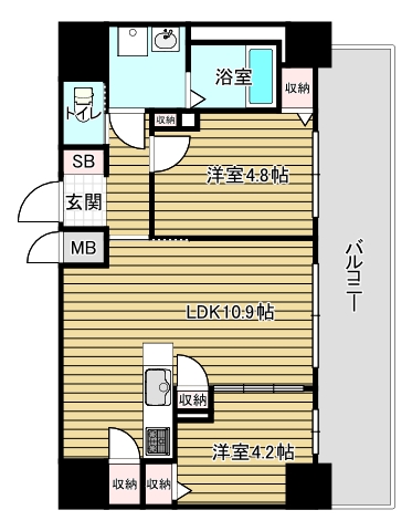 リヴェント福島野田の間取り