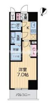 グランルージュ中之島南の間取り