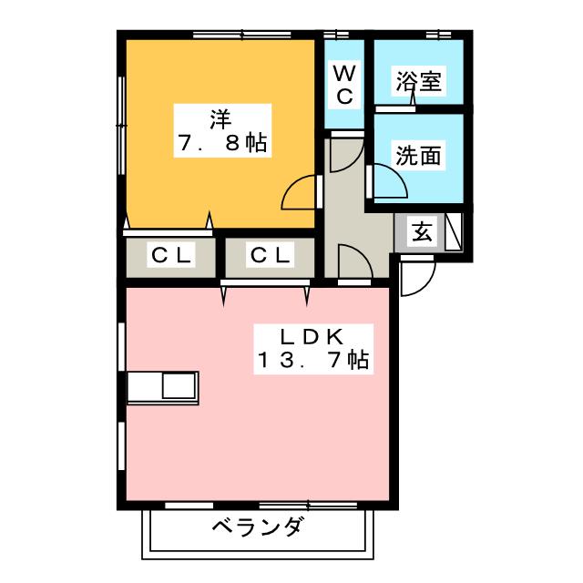 川口ハイツの間取り