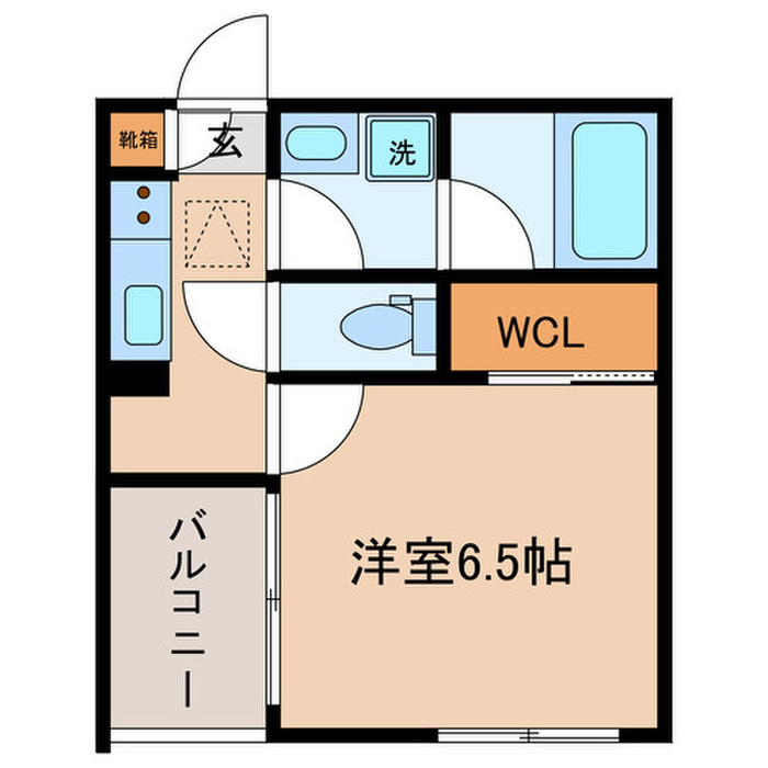 【杉並区高円寺南のアパートの間取り】