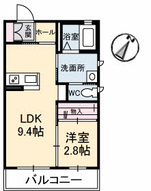 シャーメゾンyoukの間取り