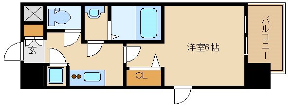 尼崎市杭瀬本町のマンションの間取り