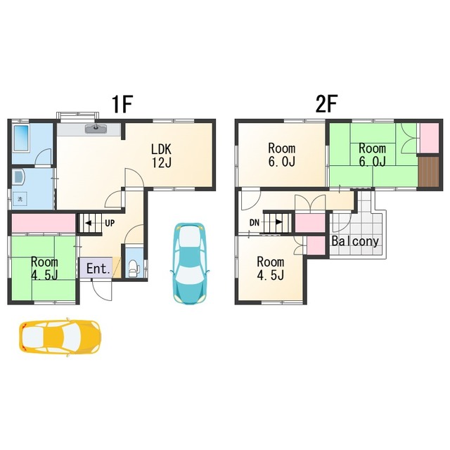 【曽屋戸建の間取り】