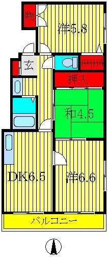 フローレンスFDの間取り