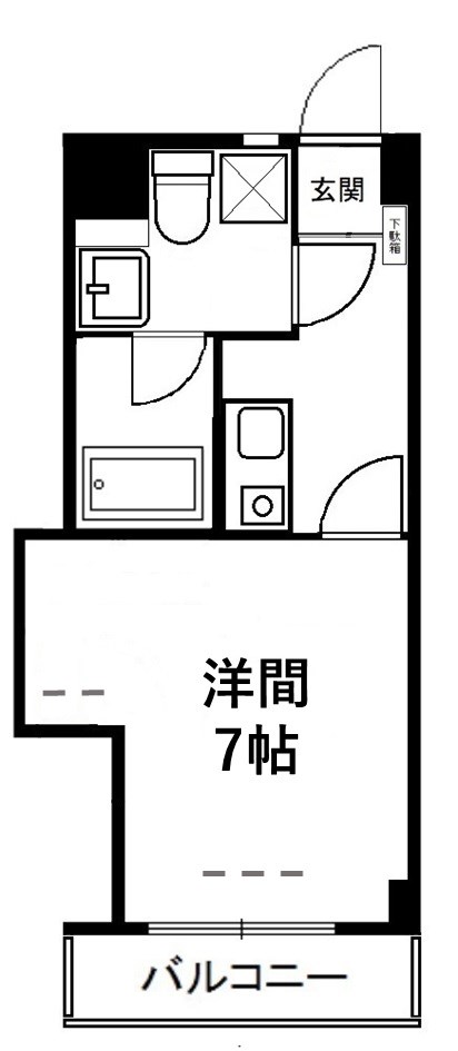 サンリバーハイツの間取り