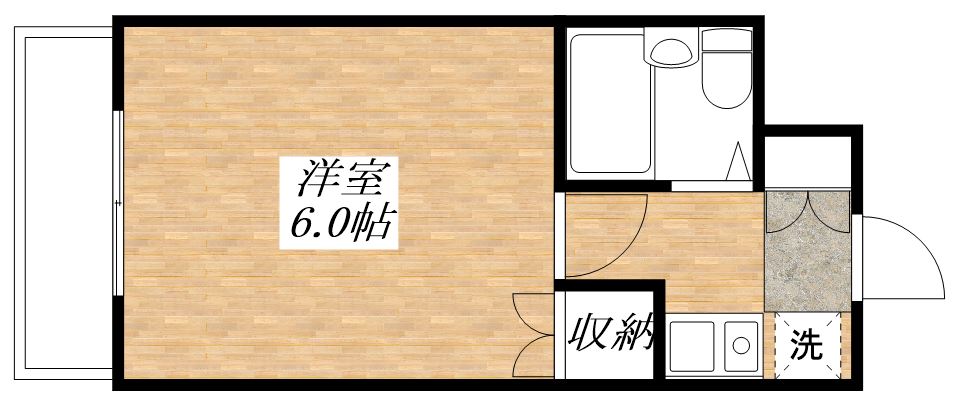 サンハイムシモの間取り