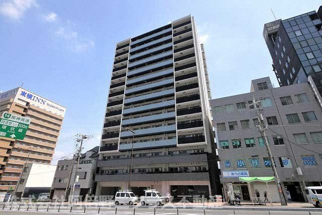 【大阪市阿倍野区旭町のマンションの建物外観】