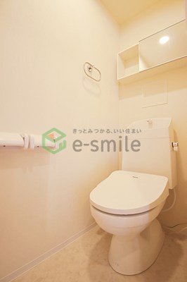 トイレ　ゆったりとした空間のトイレです