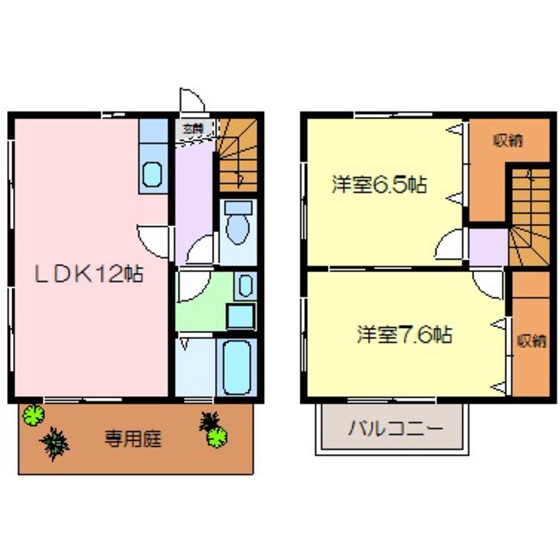 テラスコート・リヴD-1_間取り_0