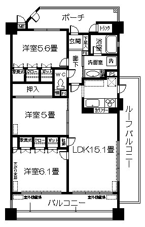 サーパスシティ紫原三丁目_間取り_0