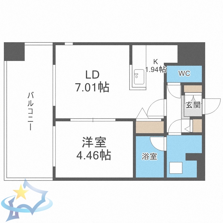 レガーロ美術館通_間取り_0