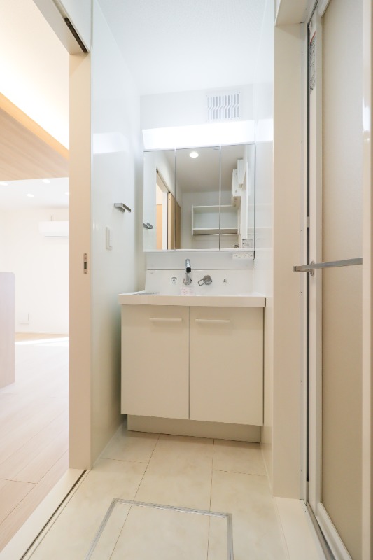 洗面設備　図面と現状に相違がある場合には現状を優先