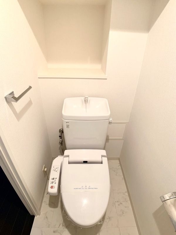 トイレ　ゆったりとした空間のトイレです