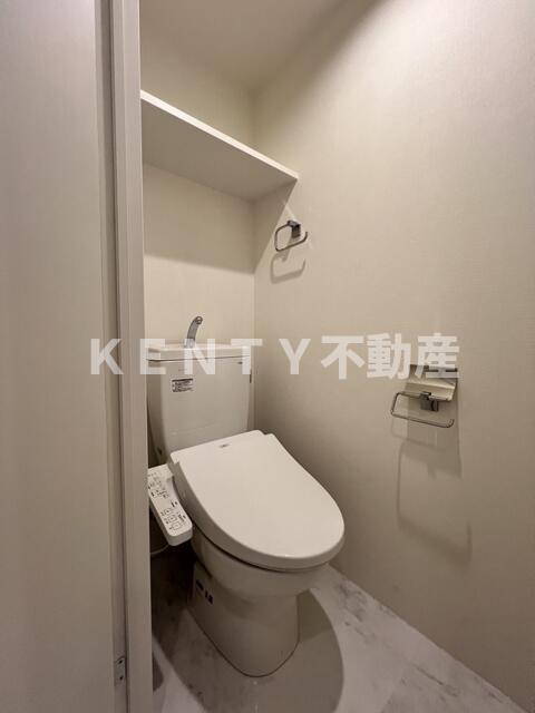 トイレ　ゆったりとした空間のトイレです