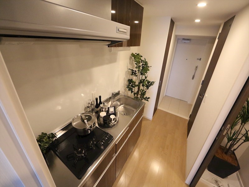 キッチン　システムキッチン（ガス2口コンロ付）