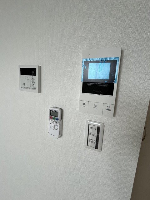 セキュリティ　【ＴＶモニタ付きインターフォン】新築時の写真