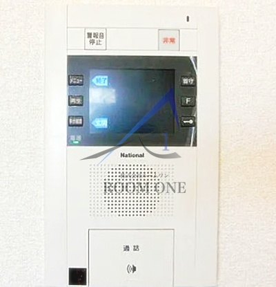 セキュリティ　モニター付きインターホンです。