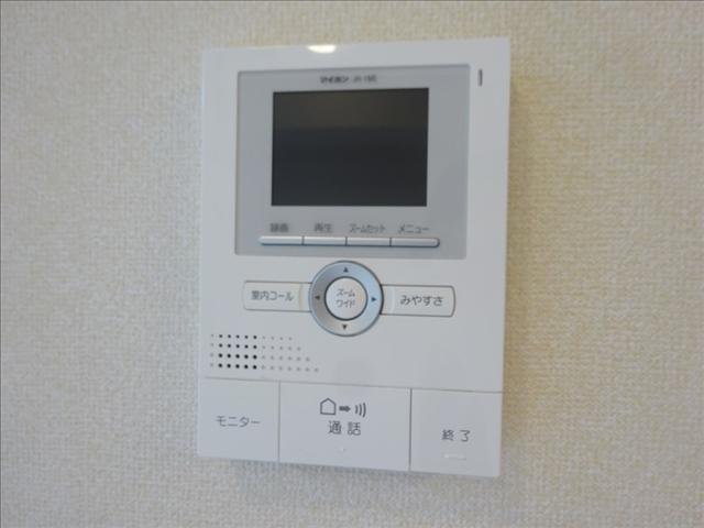 セキュリティ　ＴＶつきのモニターホン。