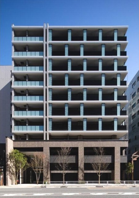 建物外観　外観タイル張りです