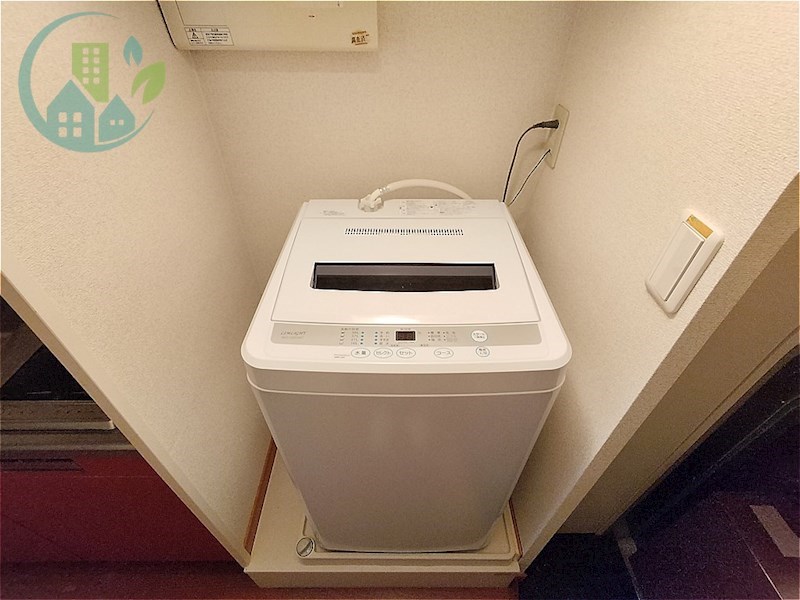 洗面設備　レオパレスデュオ六甲道（家具・家電付、仲介手数料不要）