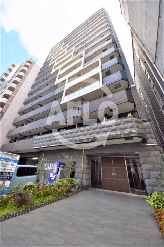 建物外観　プレサンス谷町九丁目駅前　外観