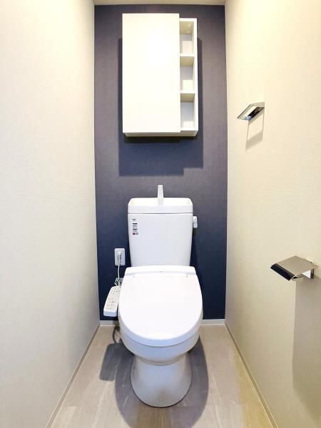 トイレ　ゆったりとした空間のトイレです