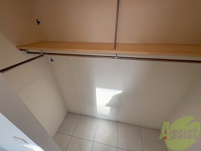 収納　洋室にはクローゼットがあるのですっきり片付きそうです。