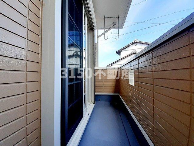 バルコニー　落ち着いた時間を過ごせるバルコニーです