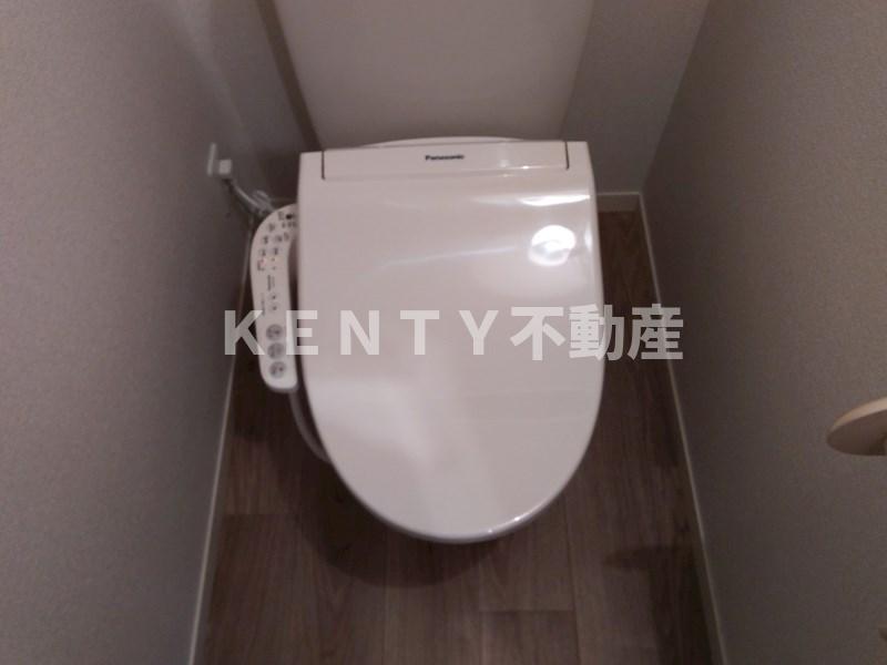 トイレ　ゆったりとした空間のトイレです