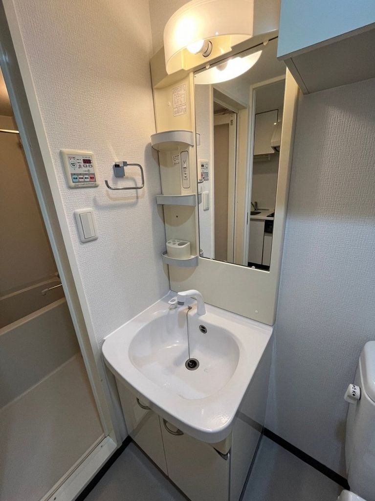 洗面設備　※同タイプの別のお部屋です。