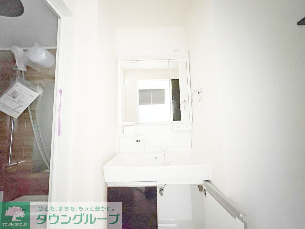 洗面設備　建築中です
