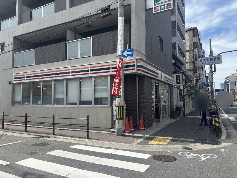コンビニ　セブンイレブン大阪蒲生3丁目店（コンビニ）まで196m