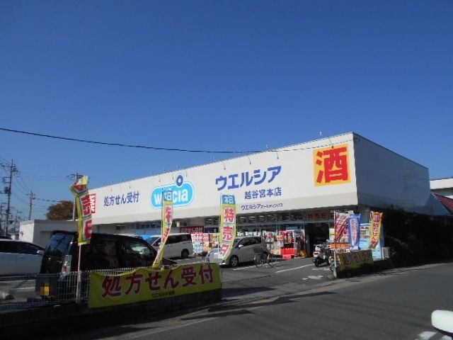 ドラックストア　ウエルシア 越谷宮本店（ドラッグストア）まで389m