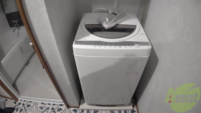 その他設備　洗濯機置場です。大きい洗濯でも入りそうですね