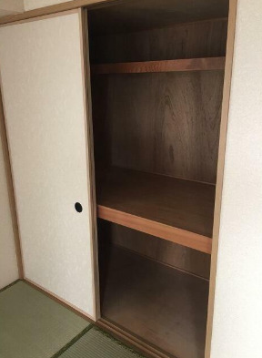 収納　たっぷりとした収納スペースです