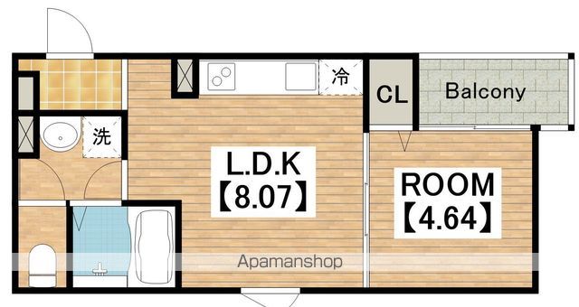 南海本線 湊駅 徒歩3分 3階建 築5年の間取り写真