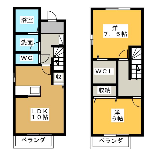 ジュネスの間取り写真