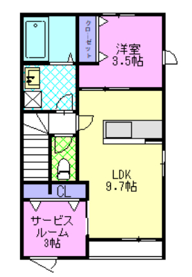 Art of Life宝木の間取り写真
