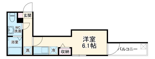 ベイルーム西横濱Iの間取り写真