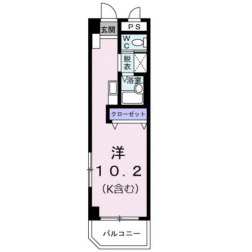 エレガンスゆいの間取り写真