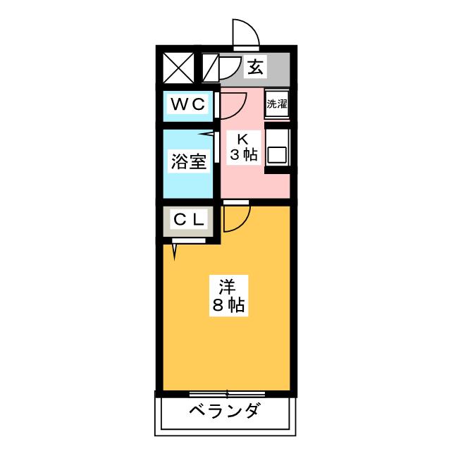 クレアール虹ヶ丘の間取り写真