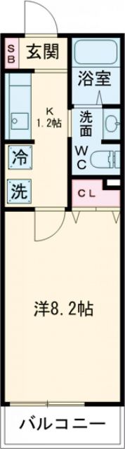 アビタシオン9の間取り写真