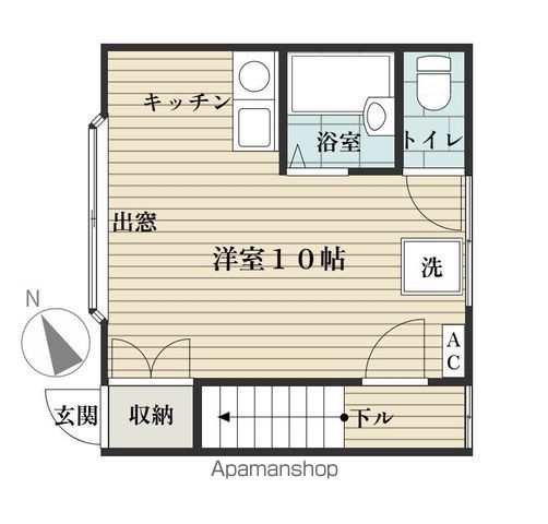 山形市 2階建 築35年の間取り写真
