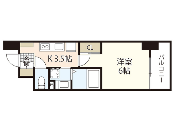 KO RESIDENCE 銀山町の間取り写真