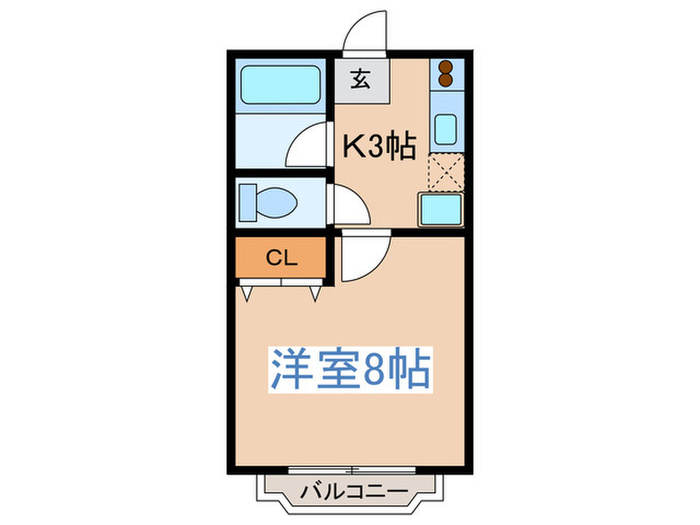 シティハイム エムの間取り写真