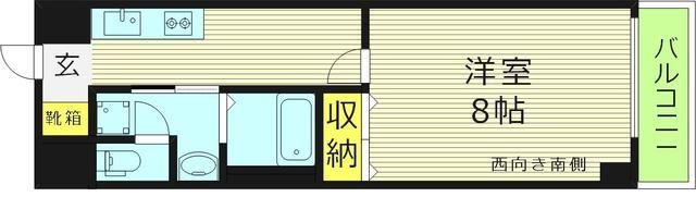 ＪＲおおさか東線 ＪＲ野江駅 徒歩6分 6階建 築23年の間取り写真