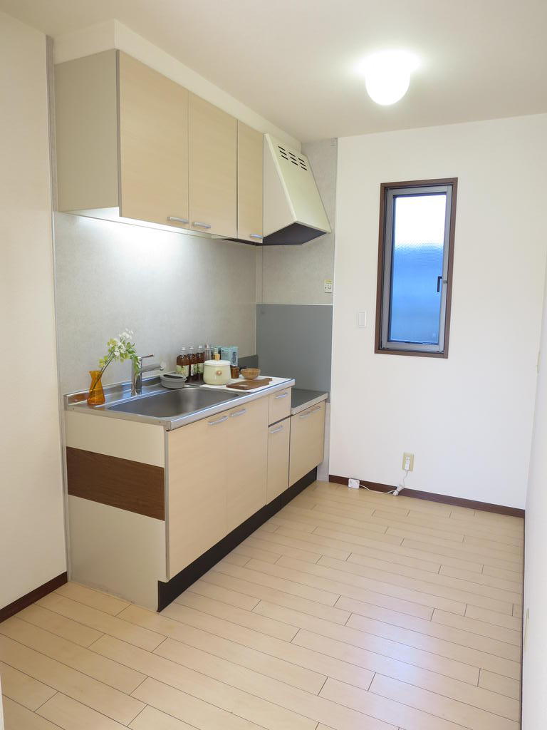 キッチン　散かりやすいキッチンが目に触れにくいです