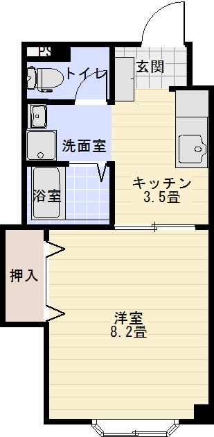 クレールヴァンテアンの間取り